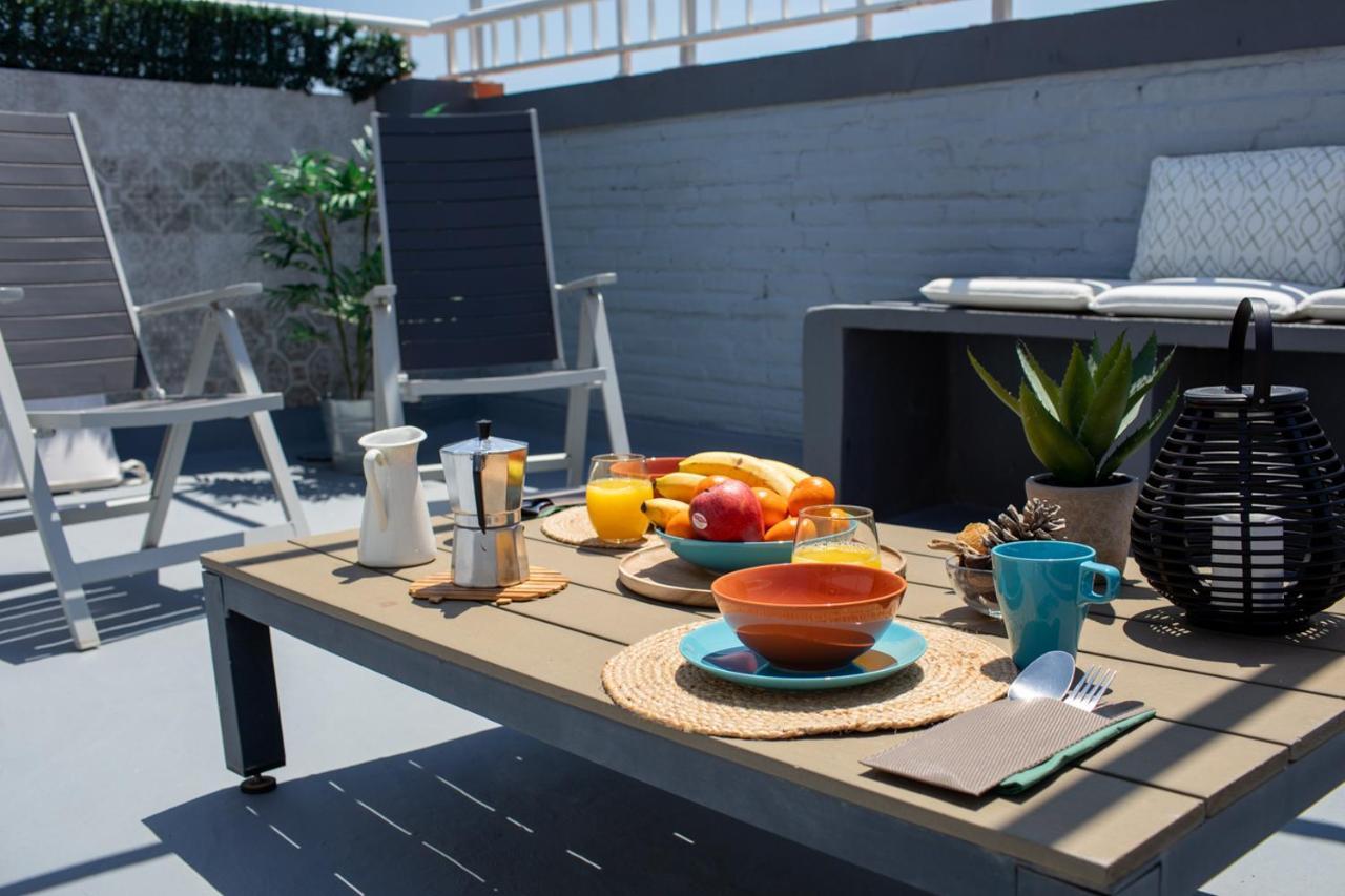 Florit Flats - Cabanyal 3 Bedroom Wifi Ac Terrace Beach Penthouse Valence Extérieur photo