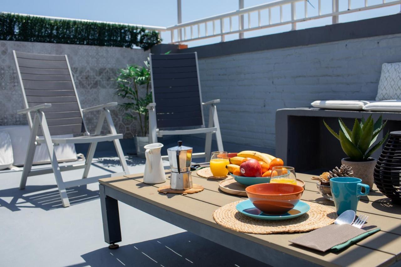Florit Flats - Cabanyal 3 Bedroom Wifi Ac Terrace Beach Penthouse Valence Extérieur photo